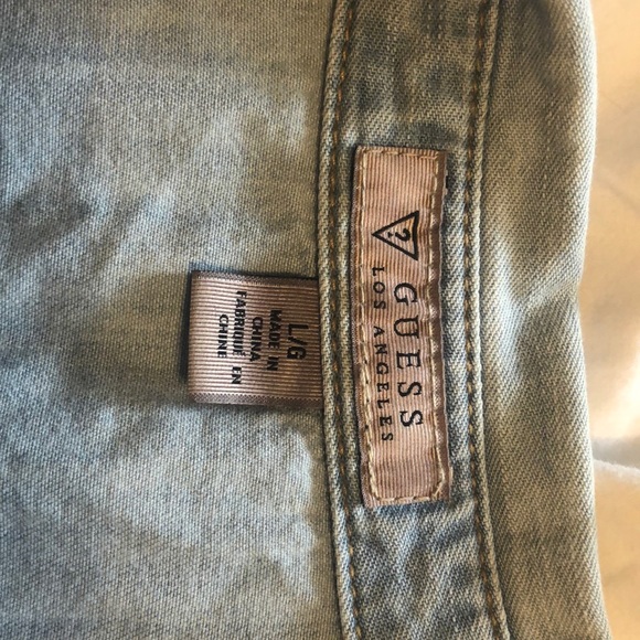 Long sleeve Guess denim shirt - Picture 3 of 4